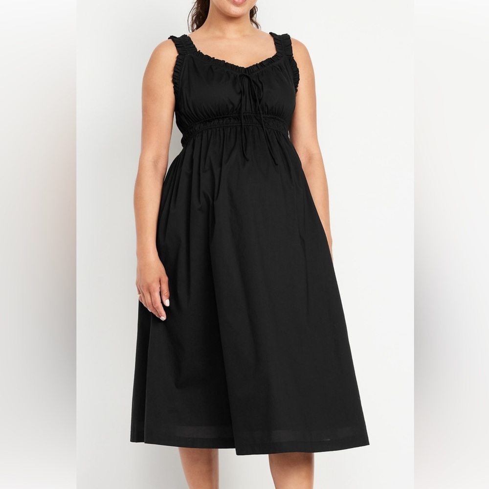 Old Navy Black Maxi Sundress